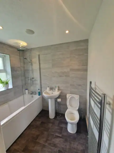 Full Bathroom Refurbishment With New Flooring Da 13