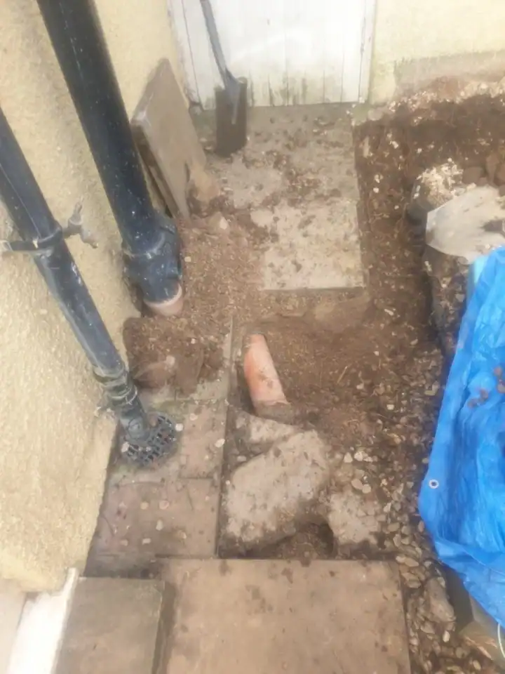 Groudwork New Drain Installation Ls 02